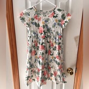 Girls Casual Floral Dress